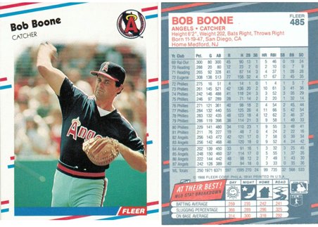 California Angels - Bob Boone - #4