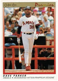 California Angels - Dave Parker - O-Pee-Chee Premier