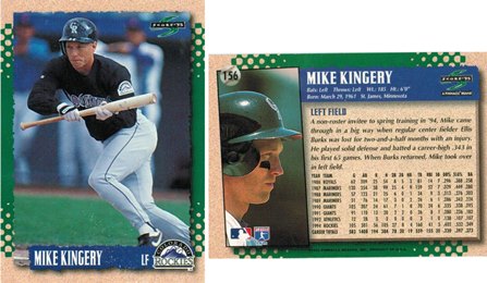 Colorado Rockies - Mike Kingery