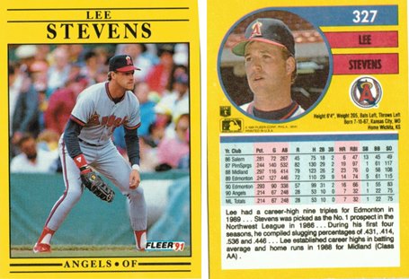 California Angels - Lee Stevens