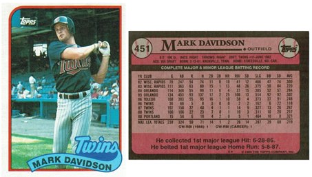 Minnesota Twins - Mark Davidson - #2