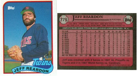 Minnesota Twins - Jeff Reardon