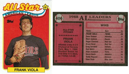 Minnesota Twins - Frank Viola - All Star