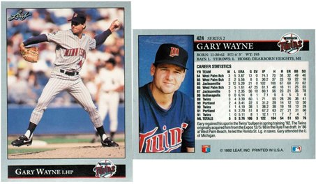 Minnesota Twins - Gary Wayne - #1