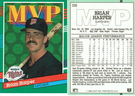 Minnesota Twins - Brian Harper