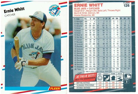 Toronto Blue Jays - Ernie Whitt