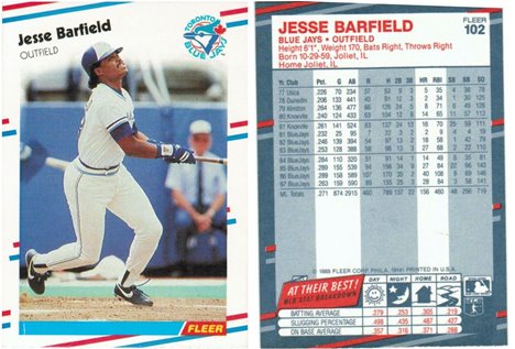 Toronto Blue Jays - Jesse Barfield