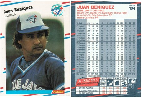 Toronto Blue Jays - Juan Beniquez