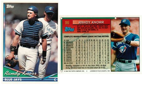 Toronto Blue Jays - Randy Knorr - #1