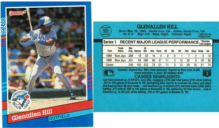 Toronto Blue Jays - Glenallen Hill - #2