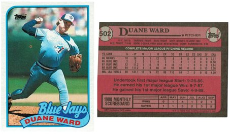 Toronto Blue Jays - Duane Ward