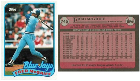 Toronto Blue Jays - Fred McGriff - #745