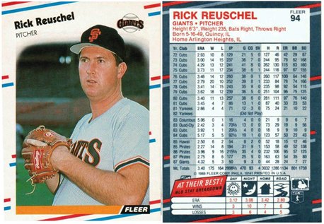 San Francisco Giants - Rick Reuschel