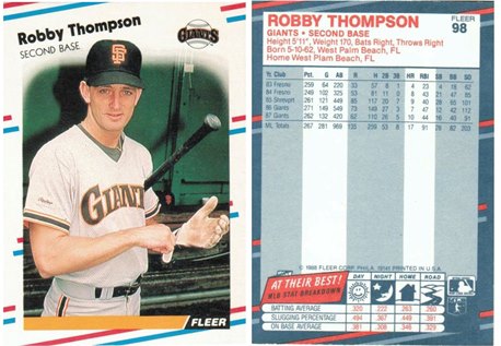 San Francisco Giants - Robby Thompson