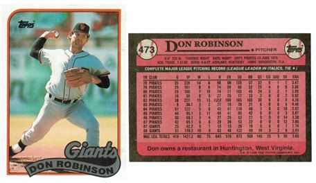 San Francisco Giants - Don Robinson