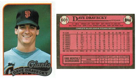 San Francisco Giants - Dave Dravecky - #1