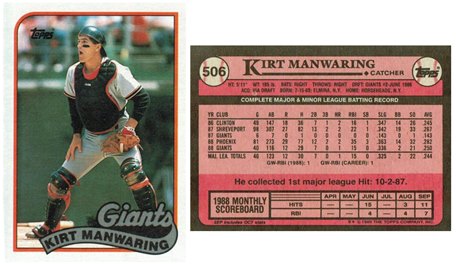 San Francisco Giants - Kirt Manwaring - #1