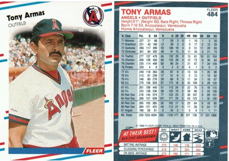 California Angels - Tony Armas