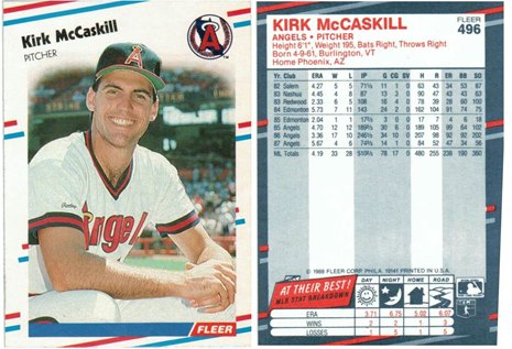 California Angels - Kirk McCaskill