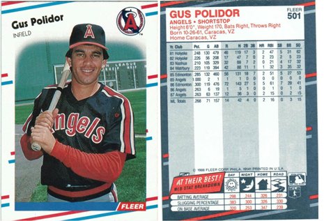 California Angels - Gus Polidor