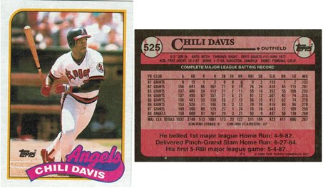 California Angels - Chili Davis