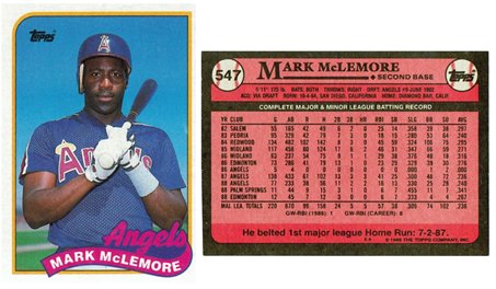 California Angels - Mark McLemore