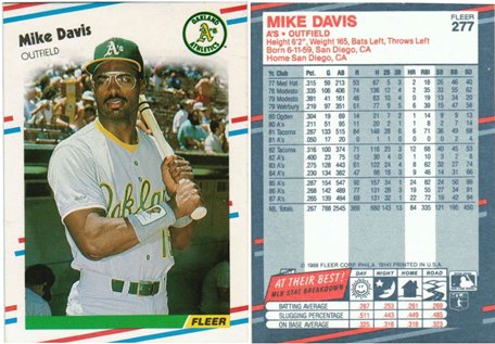 Oakland Athletics - Mike Davis - #1