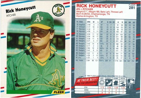 Oakland Athletics - Rick Honeycutt