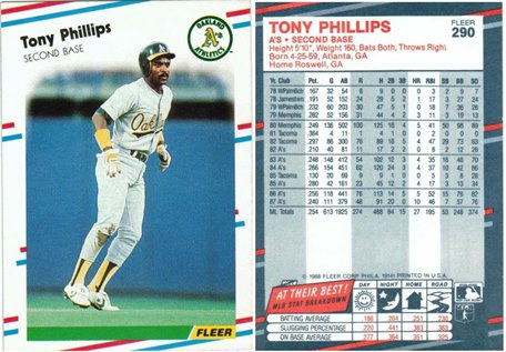 Oakland Athletics - Tony Phillips