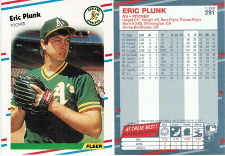 Oakland Athletics - Eric Plunk - #2