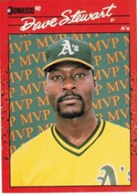 Oakland Athletics - Dave Stewart - Bonus Card