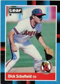 California Angels - Dick Schofield - #3