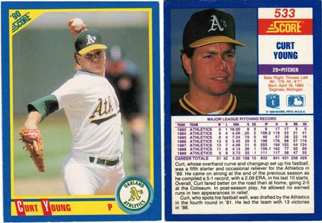 Oakland Athletics - Curt Young