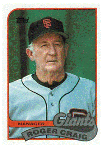 San Francisco Giants - Roger Craig - Manager - #1