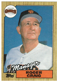 San Francisco Giants - Roger Craig - Manager - #2