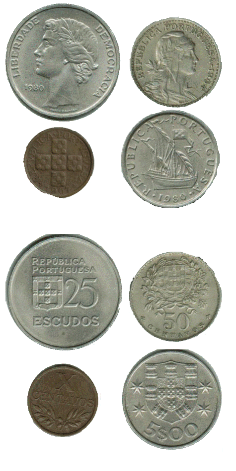 Foreign Coin – 4 coins from Portugal