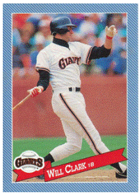 San Francisco Giants - Will Clark - Hostess Baking Co