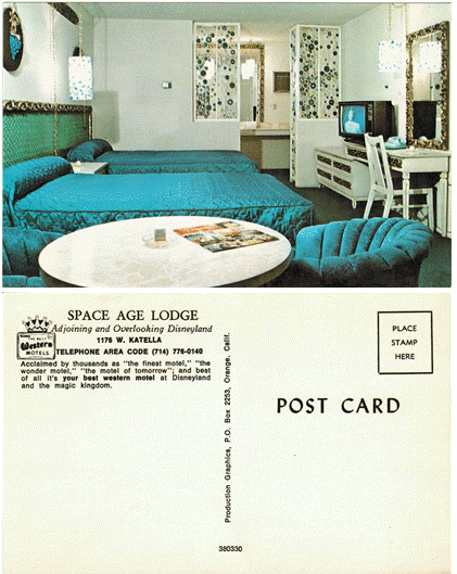 Postcard - Best Western - Space Age Lodge