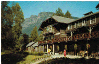 Postcard - Lake McDonald Hotel - Glacier National Park, Montana