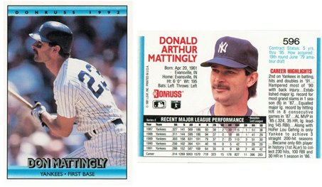 New York Yankees - Don Mattingly - #4