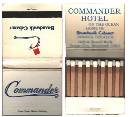 Matchbook  - Commander Hotel