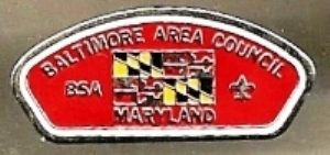 Hat Pin - Baltimore Area Council 1995 (crimp pin)