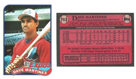 Montreal Expos - Dave Martinez