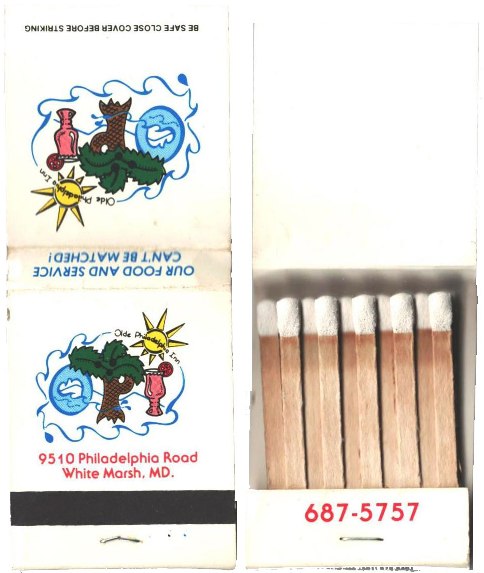 Matchbook - Olde Philadelphia Inn