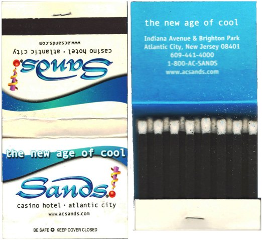 Matchbook - Sands Hotel & Casino