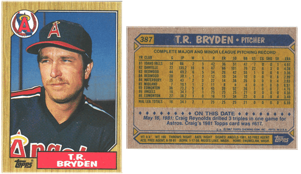 California Angels - TR Bryden