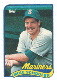 Seattle Mariners - Mike Schooler - Rookie Card (199)