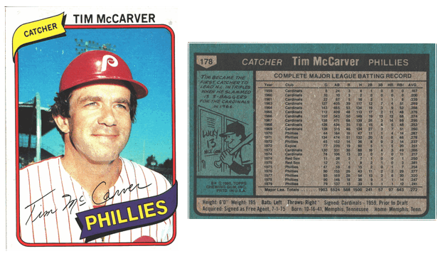 Philadelphia Phillies - Tim McCarver