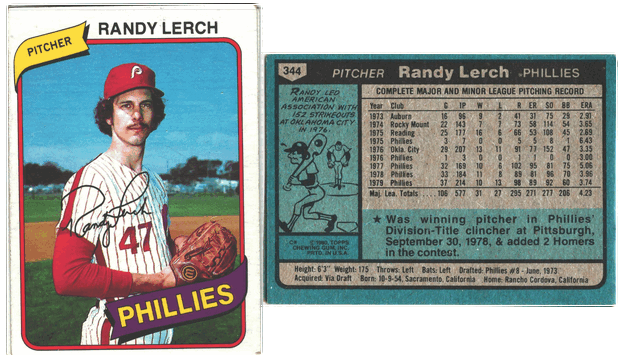 Philadelphia Phillies - Randy Lerch