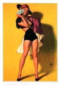 Promo Card - Earl Moran Pin-Up Girl